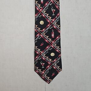Tabasco Black Silk Men's Necktie